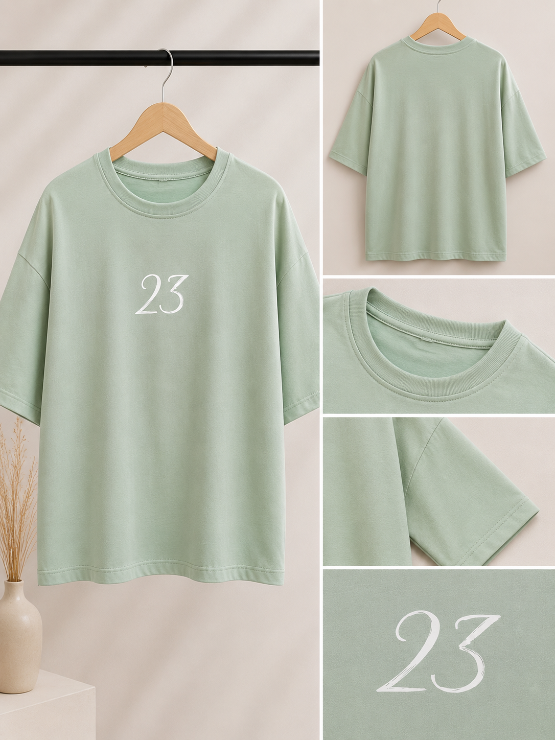 تیشرت باکسی طرح 23